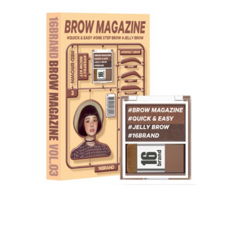16Brand Brow Magazin Eyebrow Shadow 3.6g