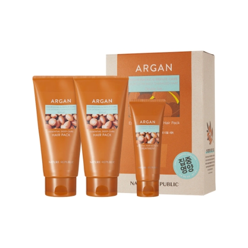 Nature Republic Argan Essential Deep Care Hair Pack Double Set