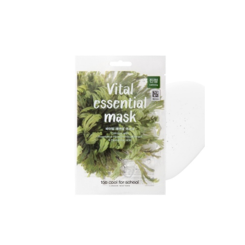 DAISO too cool for school Vital Essential Calming Mask 1ea