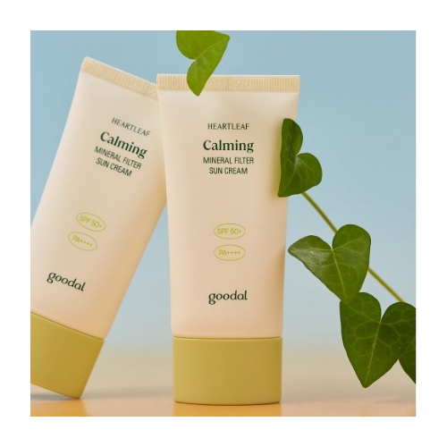 goodal Heartleaf Calming Mineral Filter Sun Cream 50mL 1+1 Special 