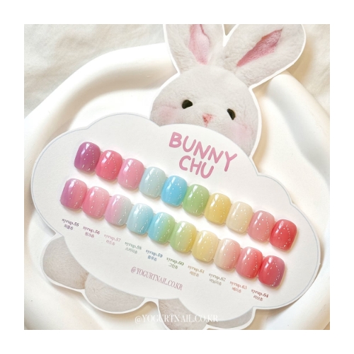 Yogurt Nail Syrub Gel Bunny Chu 10ea