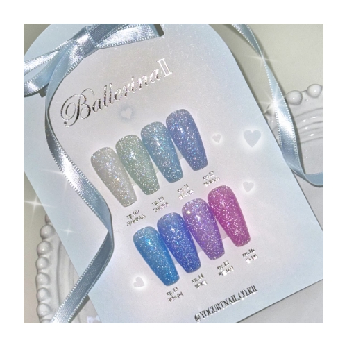 Yogurt Nail Bleeerina2 Glitter Gel 8ea