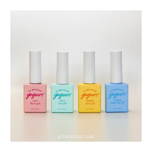 Yogurt Nail Kr. Basic Gel Set Bundle (4 Piece)