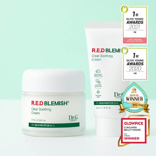 Dr.G Red Blemish Clear Soothing Cream Special Set (70mL+30mL)