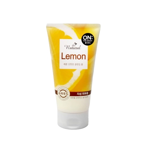 DAISO ON THE BODY The Natural Lemon Fresh Cleansing Foam 120g