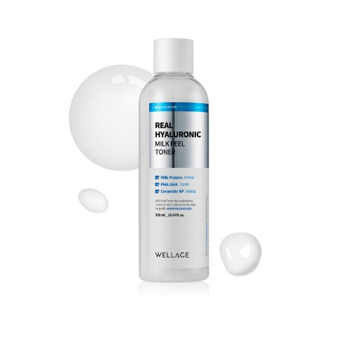 WELLAGE Real Hyaluronic Milk Peel Toner 300ml