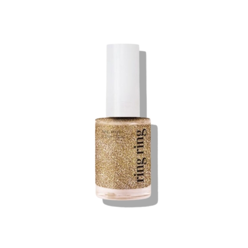 DAISO ring ring Glitter Nail 10ml #Merry Gold