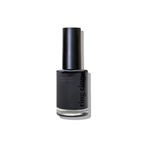 DAISO ring ring Solid Nail 10ml #True Black