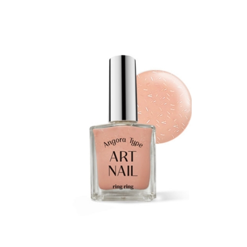 DAISO ring ring Art Nail 13ml #Angora Peach