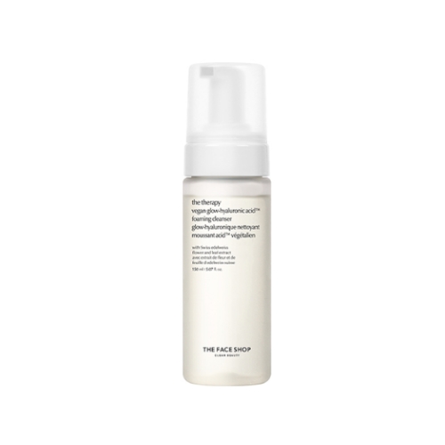 THE FACE SHOP The Therapy Vegan Glow Hyluronic Acid Foaming Cleanser