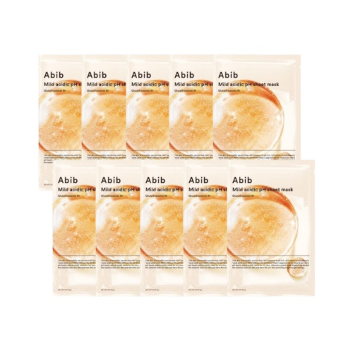 Abib Mild Acidic PH Sheet Mask Glutathiosome Fit 30ml*10ea