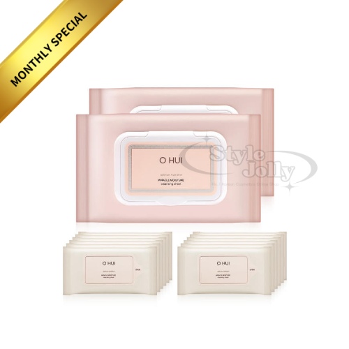 OHUI Miracle Moisture Cleansing Sheet Special Set