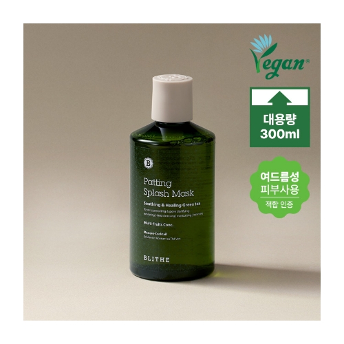 Blithe Patting Splash Mask Soothing&Healing Green Tea 300ml