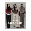 SLOWAND Today Corduroy Wide Pants / Mattcream, S