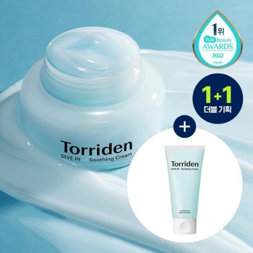 Torriden Dive Hyaluronic Acid In Soothing Cream 100ml Double Pack