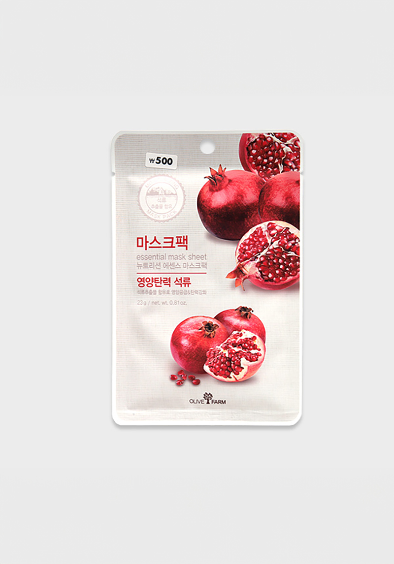 DAISO Essential Mask Sheet (Pomegranate)