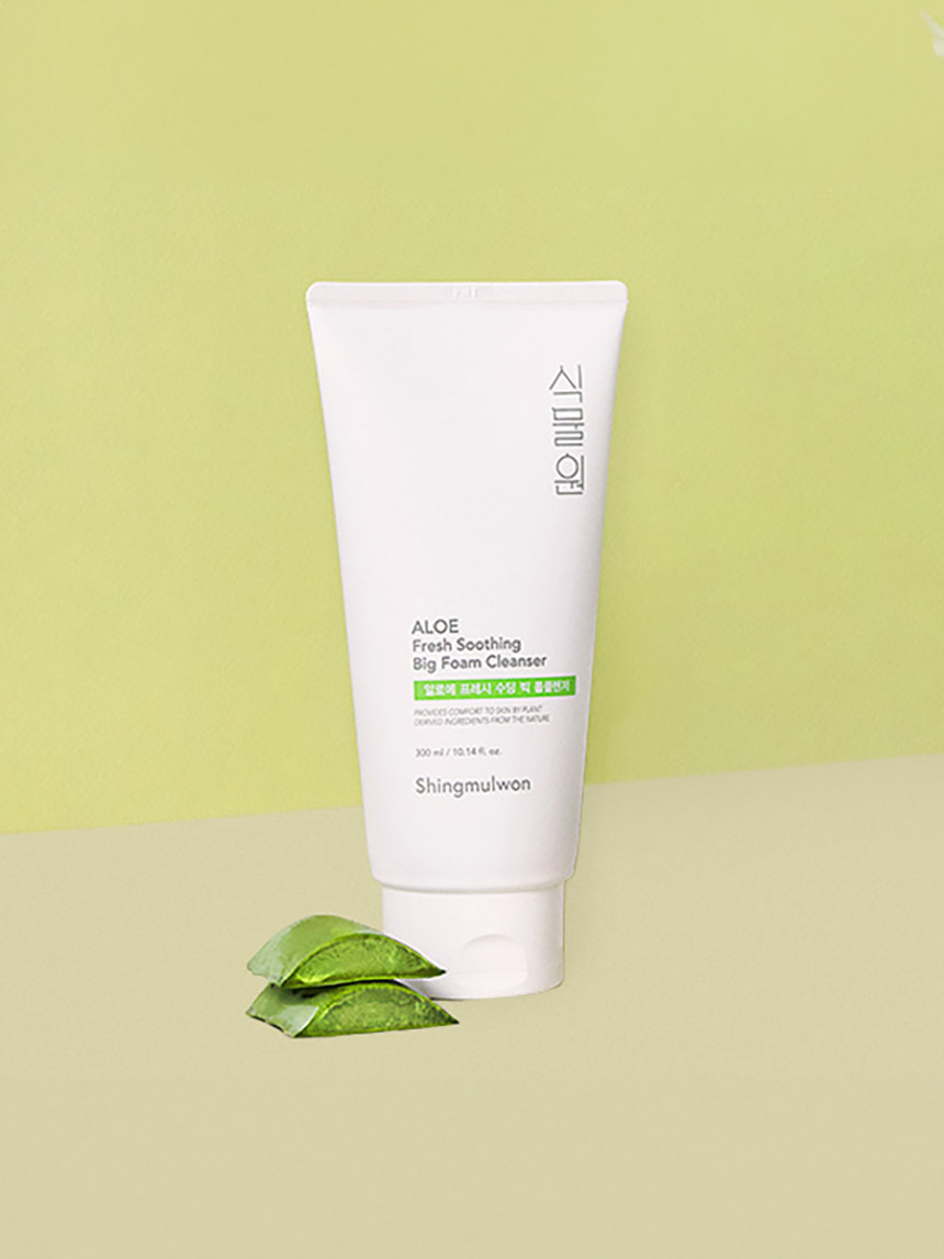 DAISO Shingmulwon Aloe Fresh Soothing Large Foam Cleanser