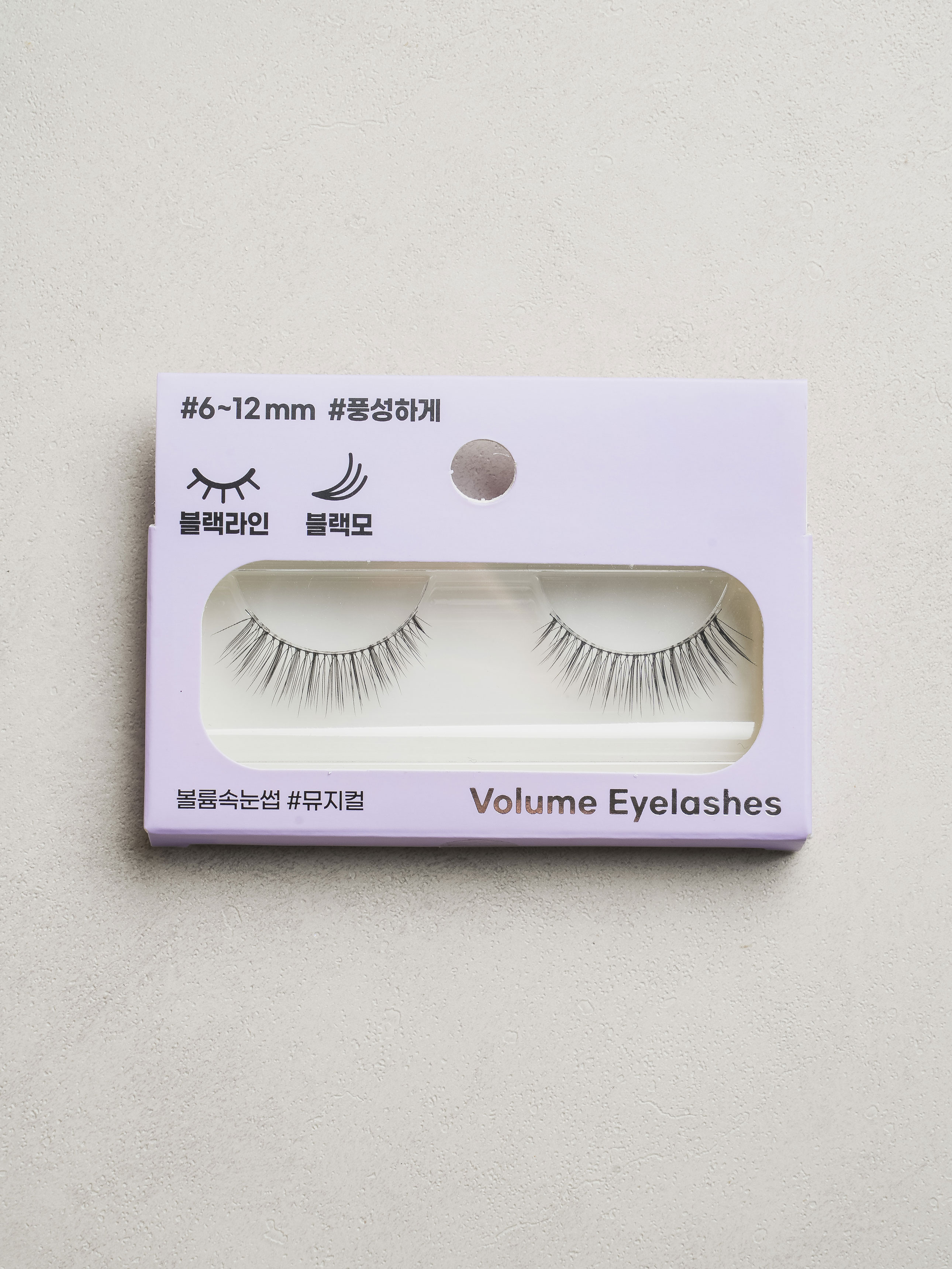 DAISO Volume eyelashes #musical