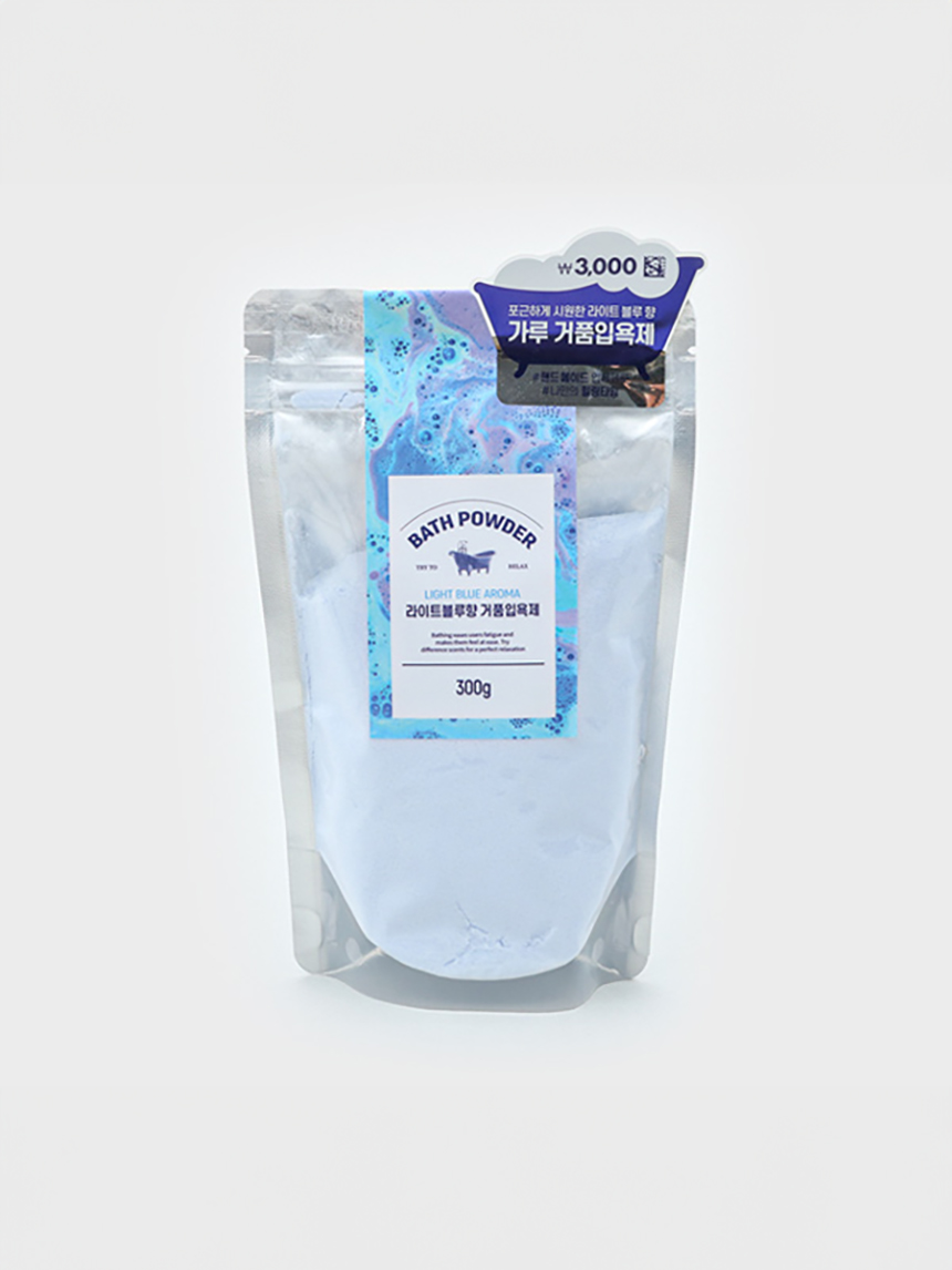 DAISO Bubble Powder (Light Blue Scent) (300g)