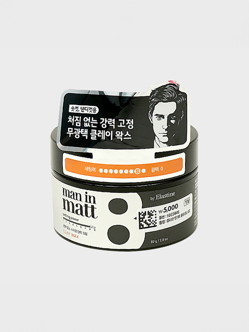 DAISO Elastine Men In Matt Clay Wax (80g)