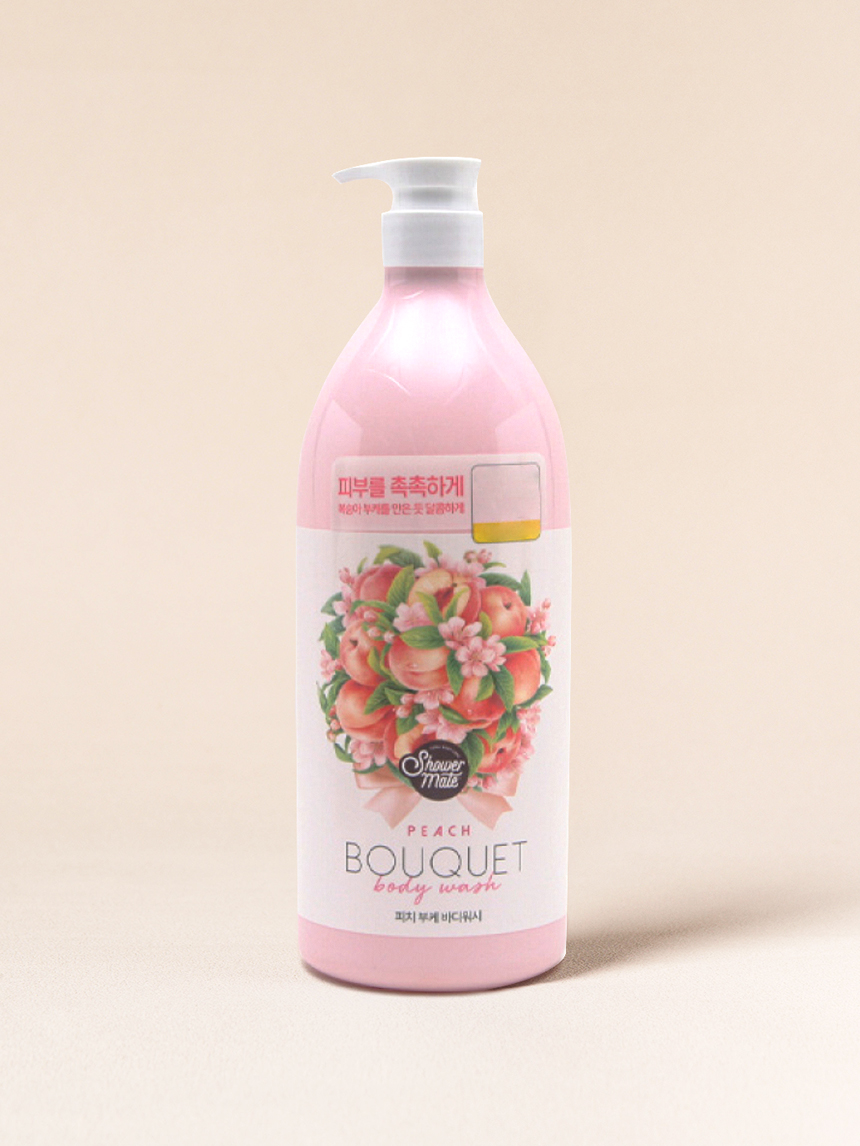 DAISO Shower Mate Bouquet Peach Body Wash 1000ml