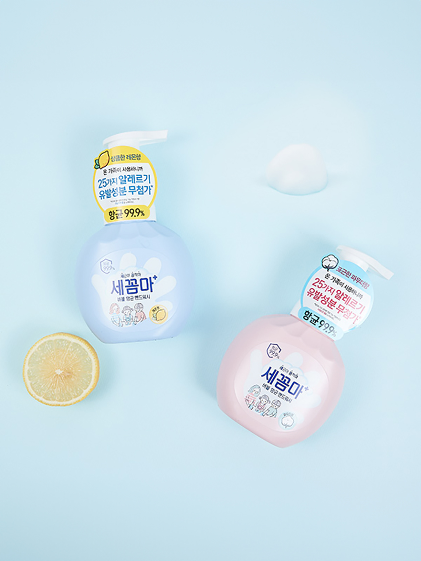 DAISO Secomma Bubble Antibacterial Hand Wash Lemon 250ml