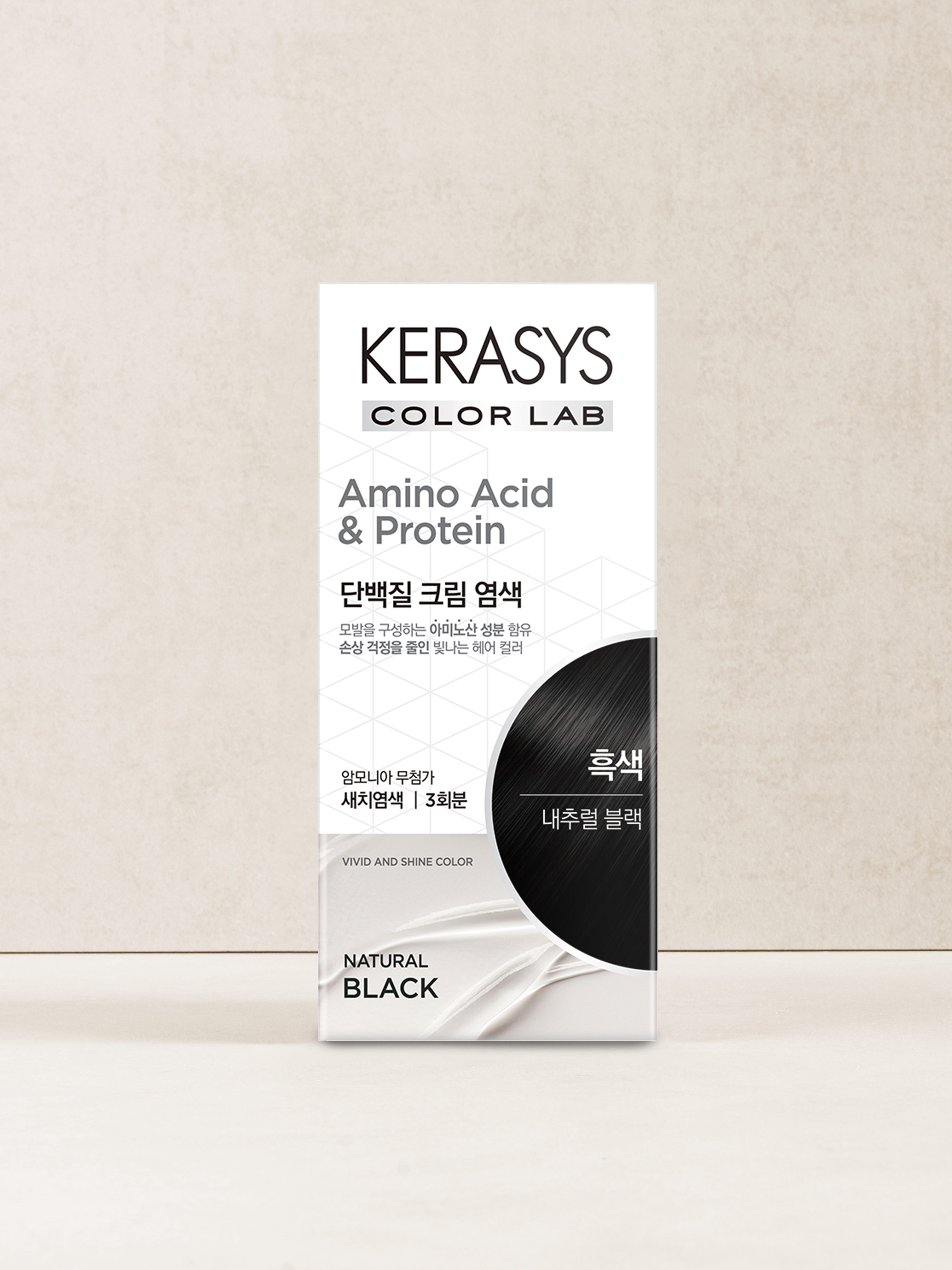 DAISO Kerasis protein cream dye (Natual black)