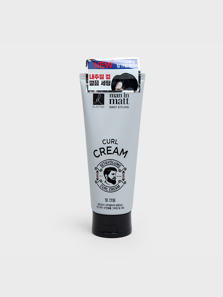 DAISO Elastin Men In Matt Set & Volume Curl Cream 150ml