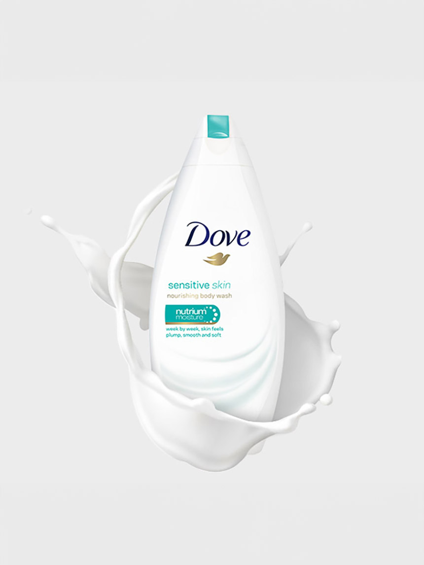 DAISO Dove Sensitive Body Wash 200ml