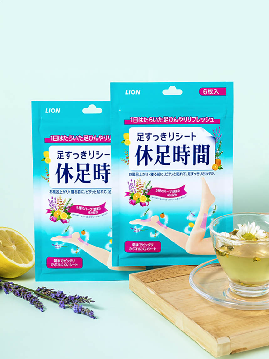 DAISO 6-pack of cooling sheets for rest time