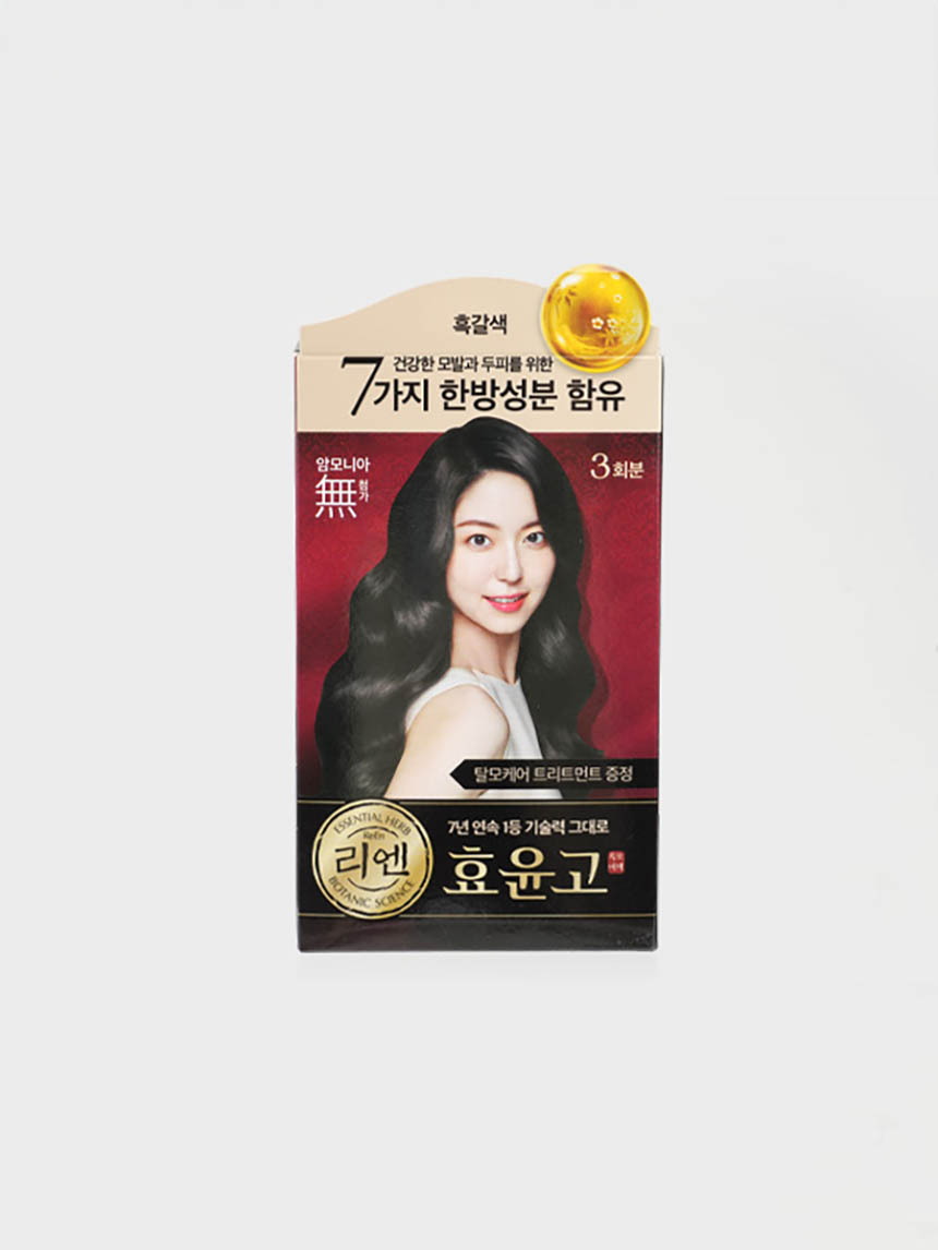 DAISO ReEn Hyo Yoon Go Cream Dye (Black Brown)