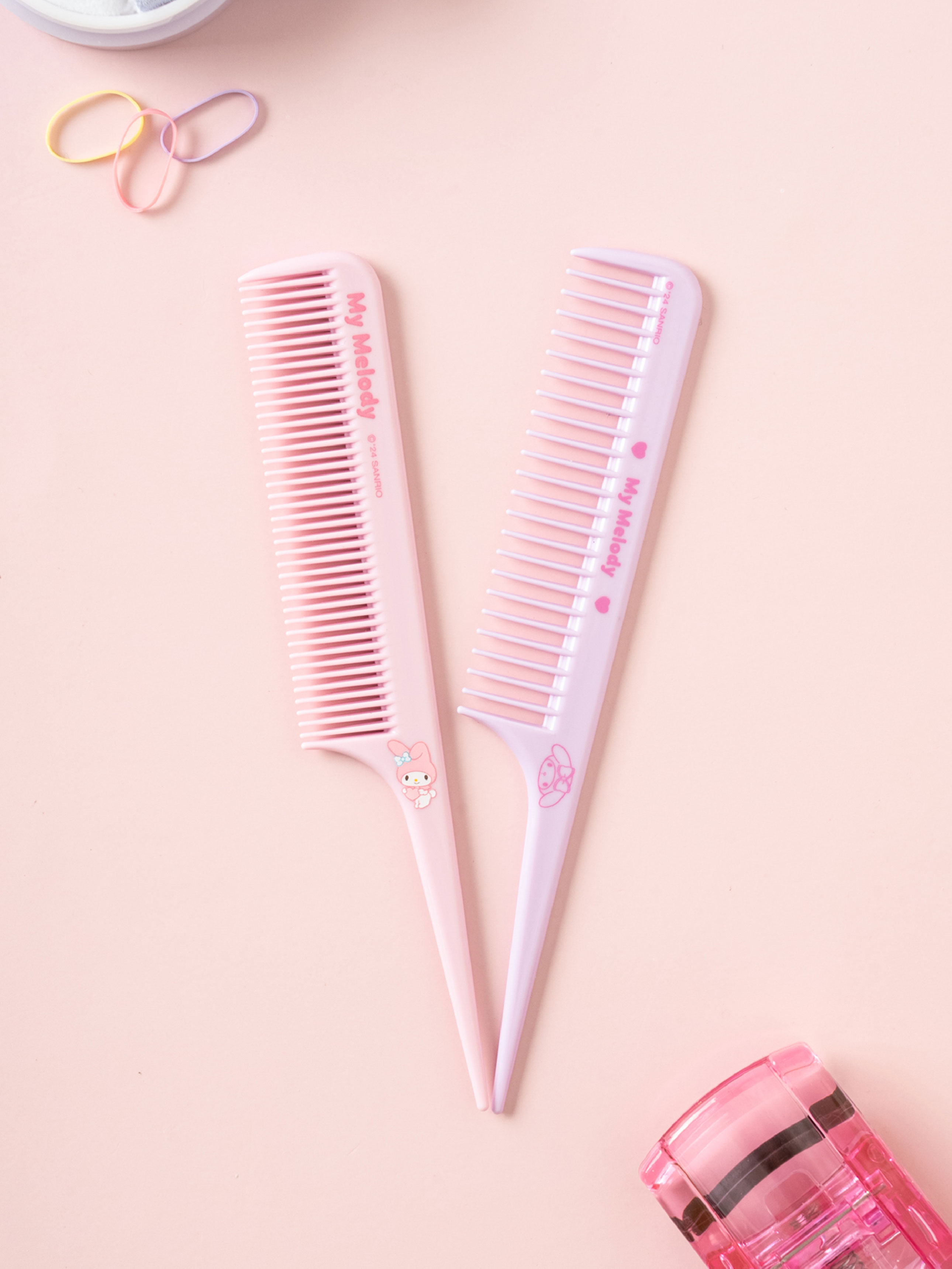 DAISO My Melody_Mini Tail Comb (2 pieces)