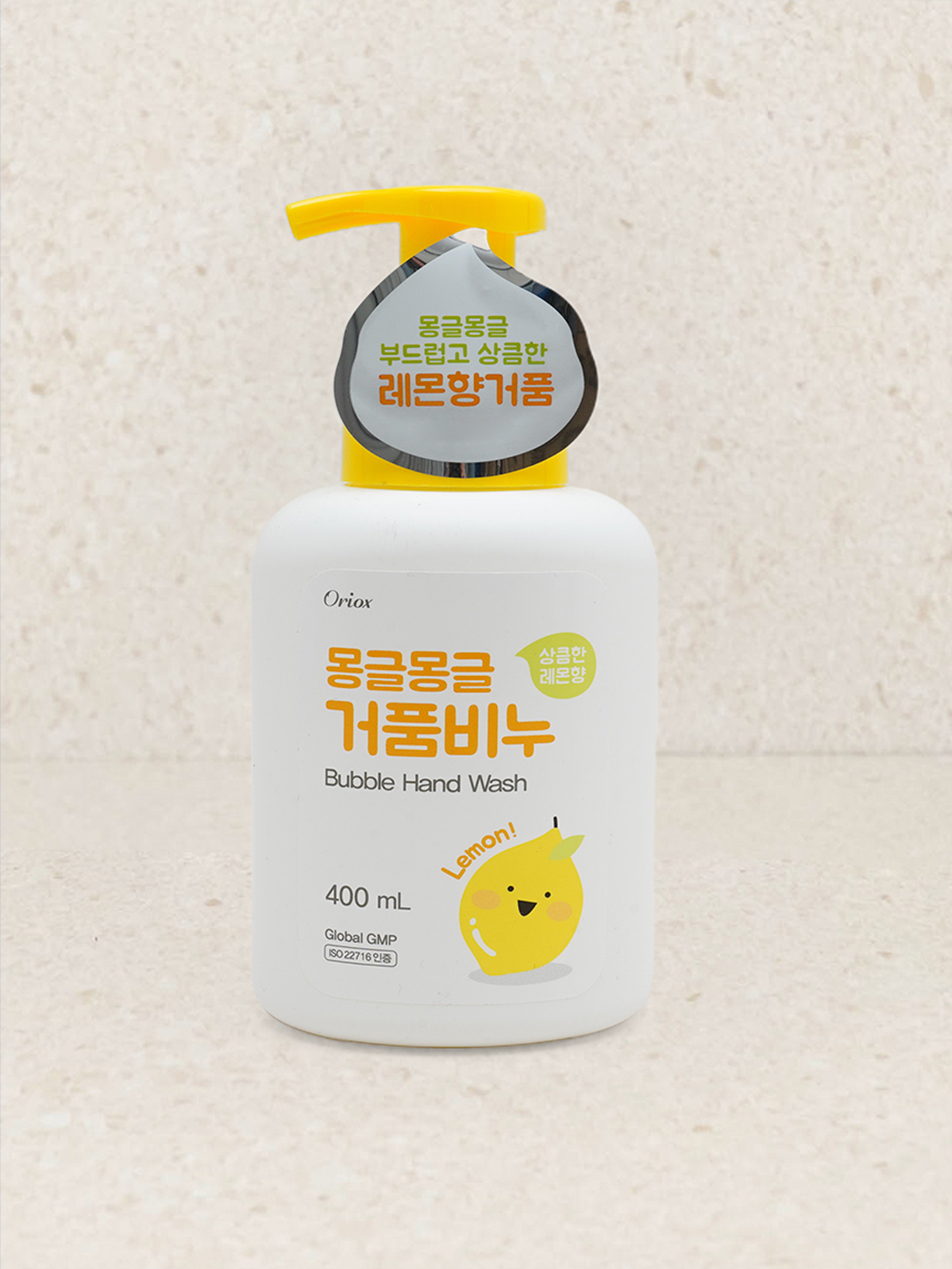 DAISO Mongmong bubble soap (400ml) (lemon scent)