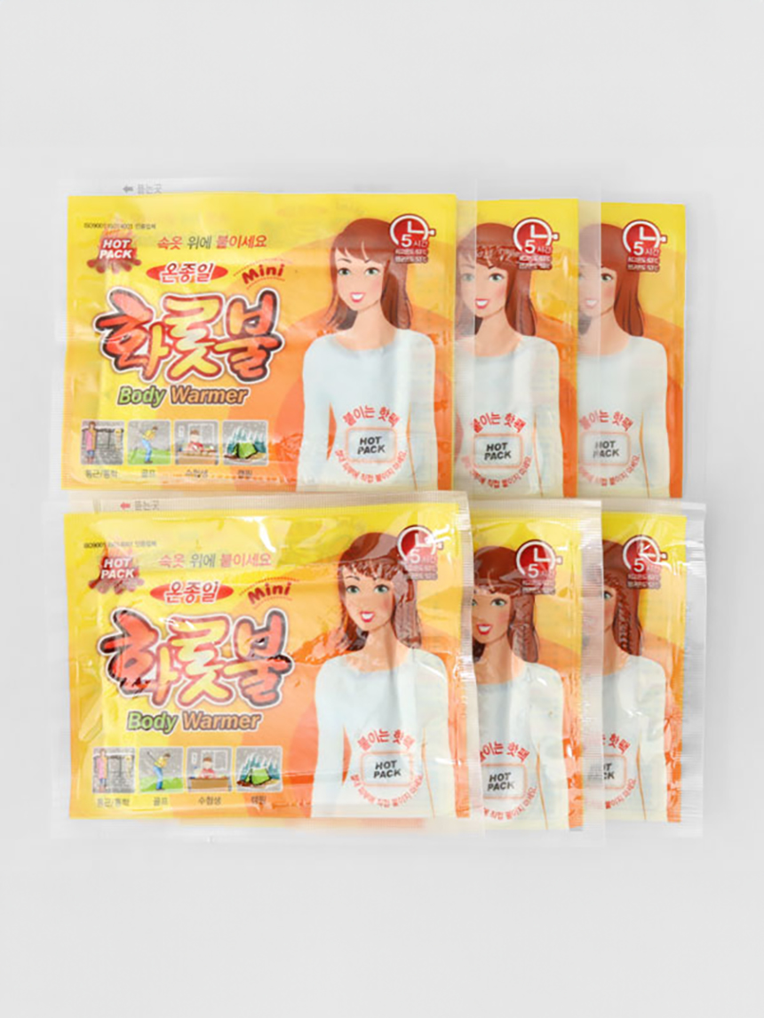 DAISO Hot pack adhesive type (mini type) 6P