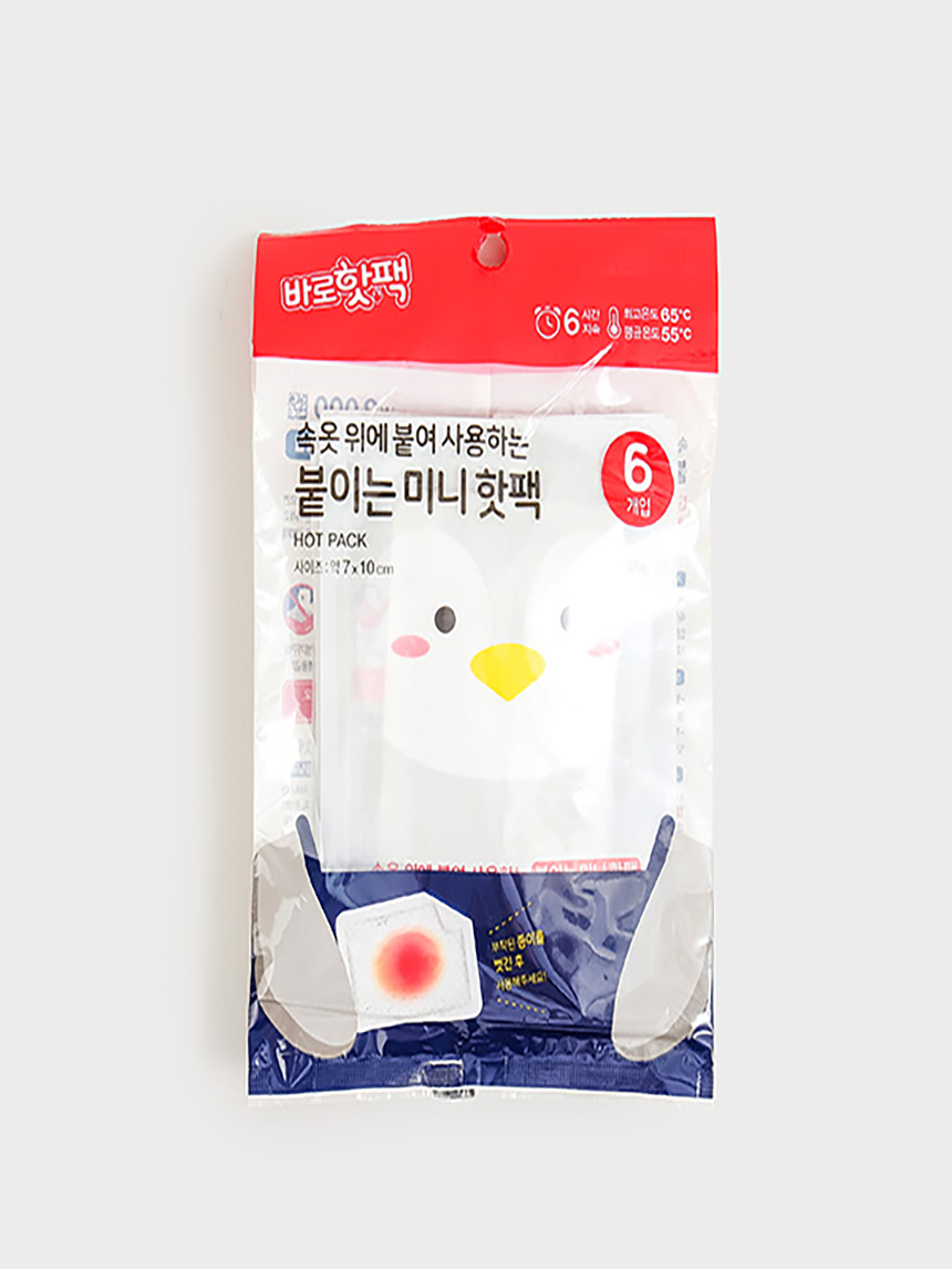 DAISO Sticky mini hot pack 6P