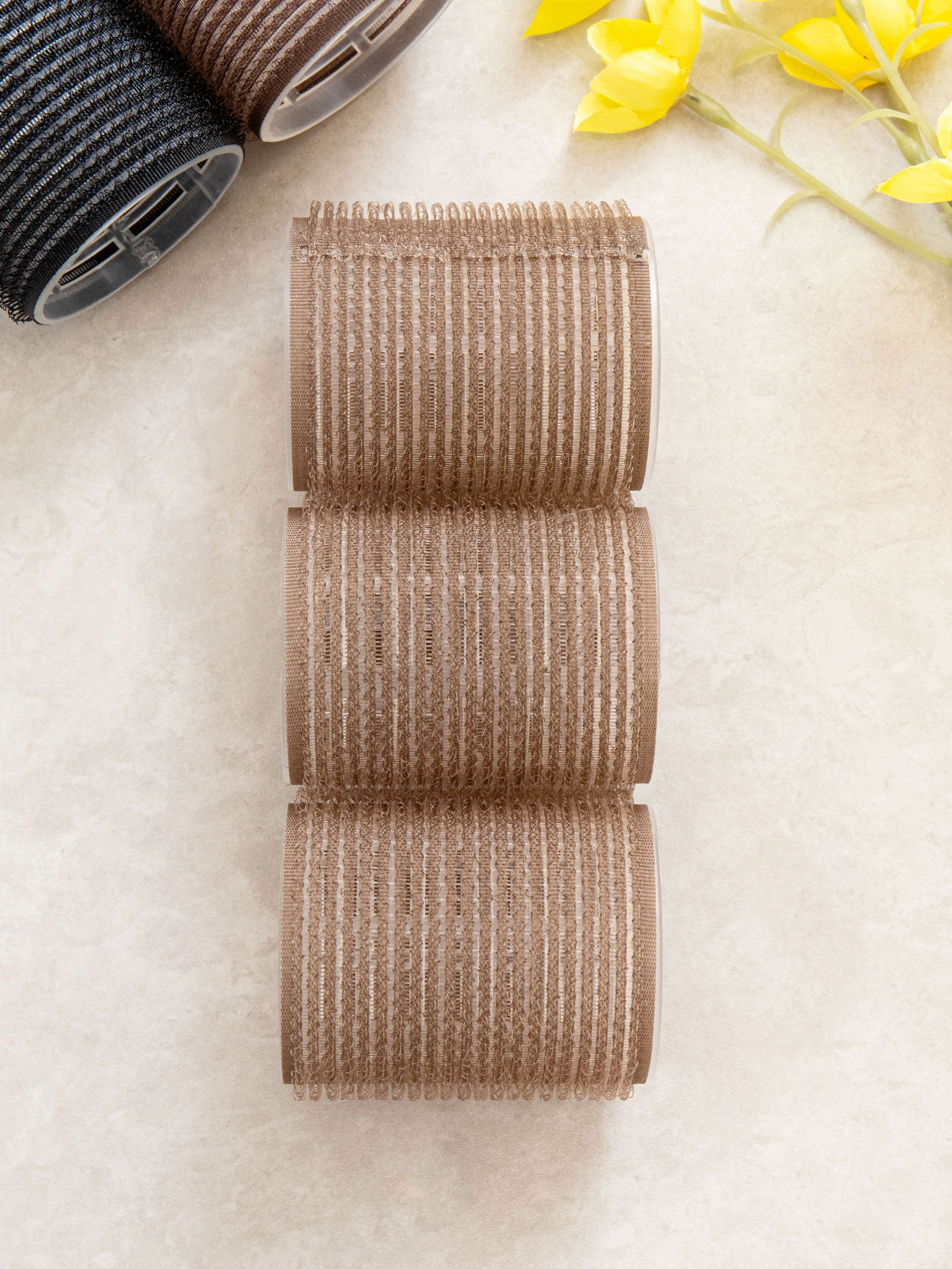 DAISO Natural Hair Roll (large) 3P/SET