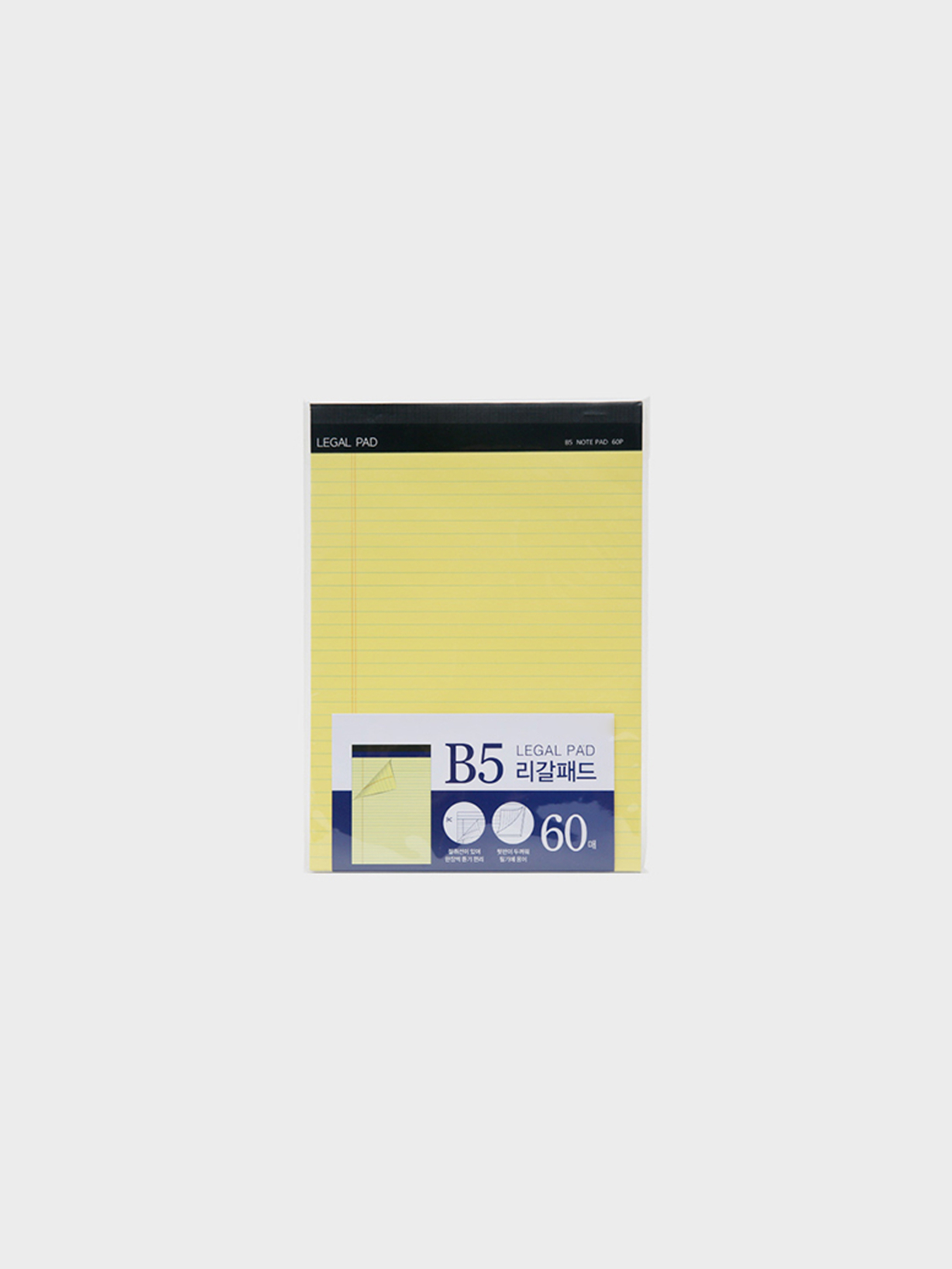 DAISO B5 Legal Pad (Yellow/60 sheets)