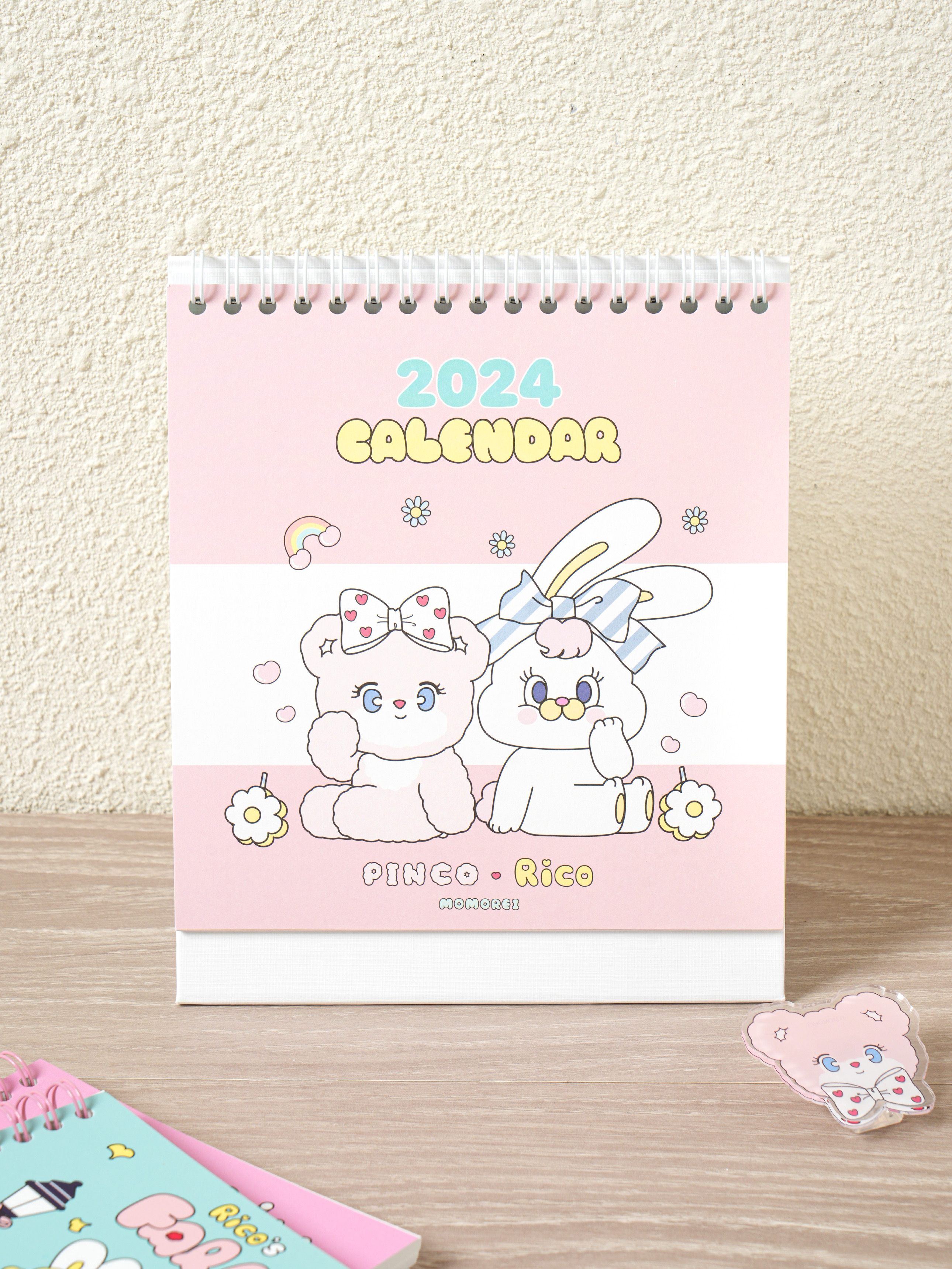 DAISO Momorei_2024 Desk Calendar