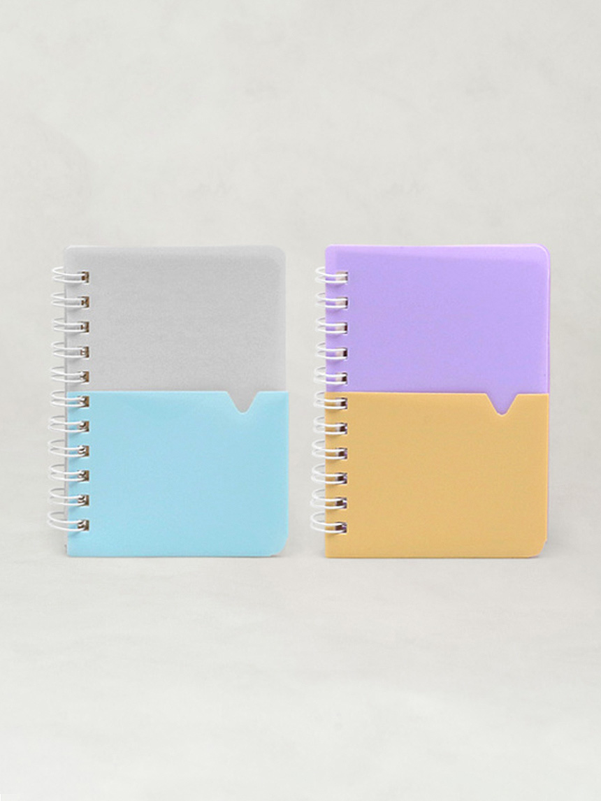 DAISO Storage-type PP cover notebook (wired/60 sheets)