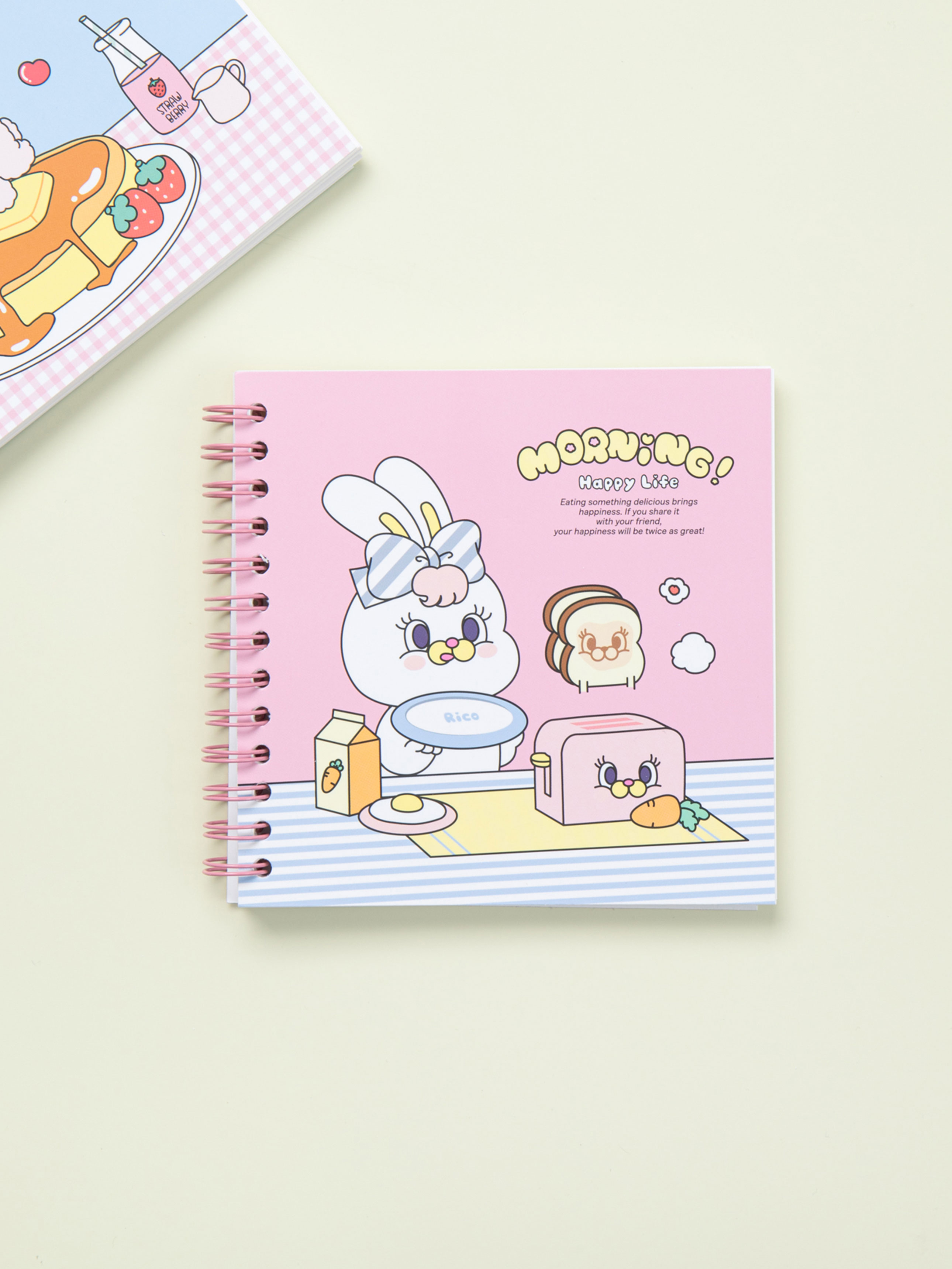 DAISO Momorei_Left-hand notebook (80 sheets)