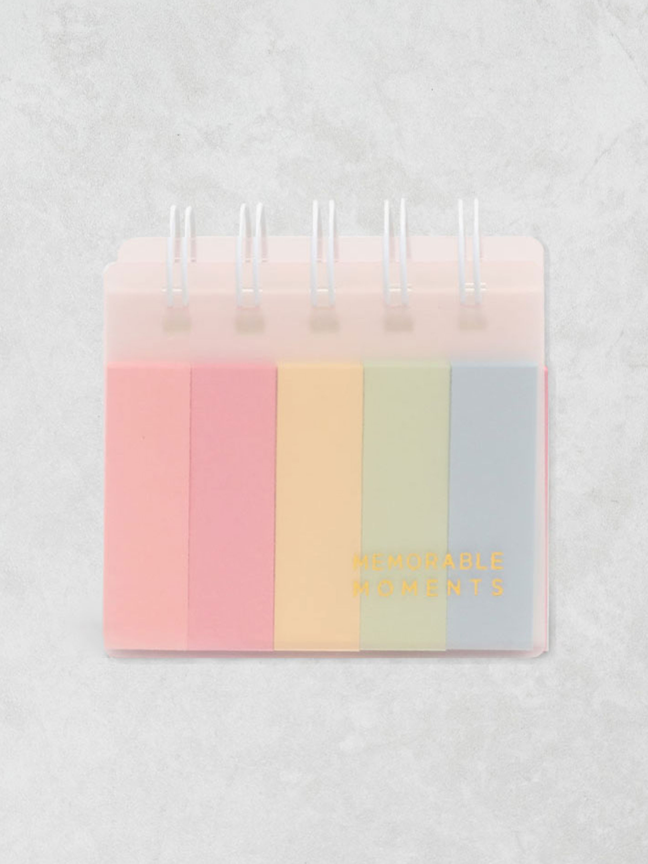 DAISO Notebook-type sticky note set (25 sheets*9)