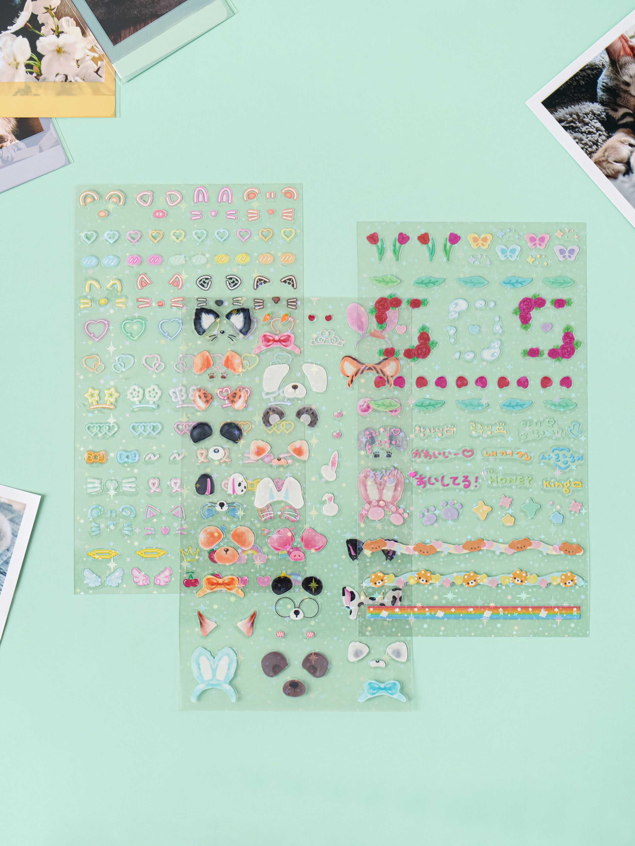 DAISO Polku Props Stickers (3 sheets)