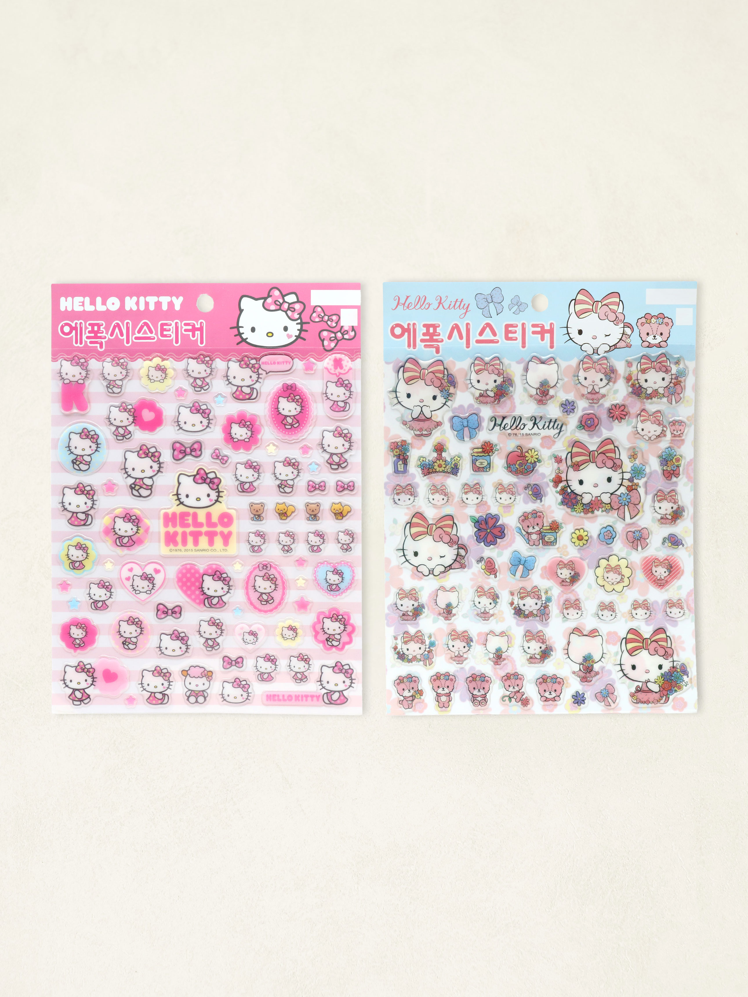 DAISO Kitty Epoxy Sticker