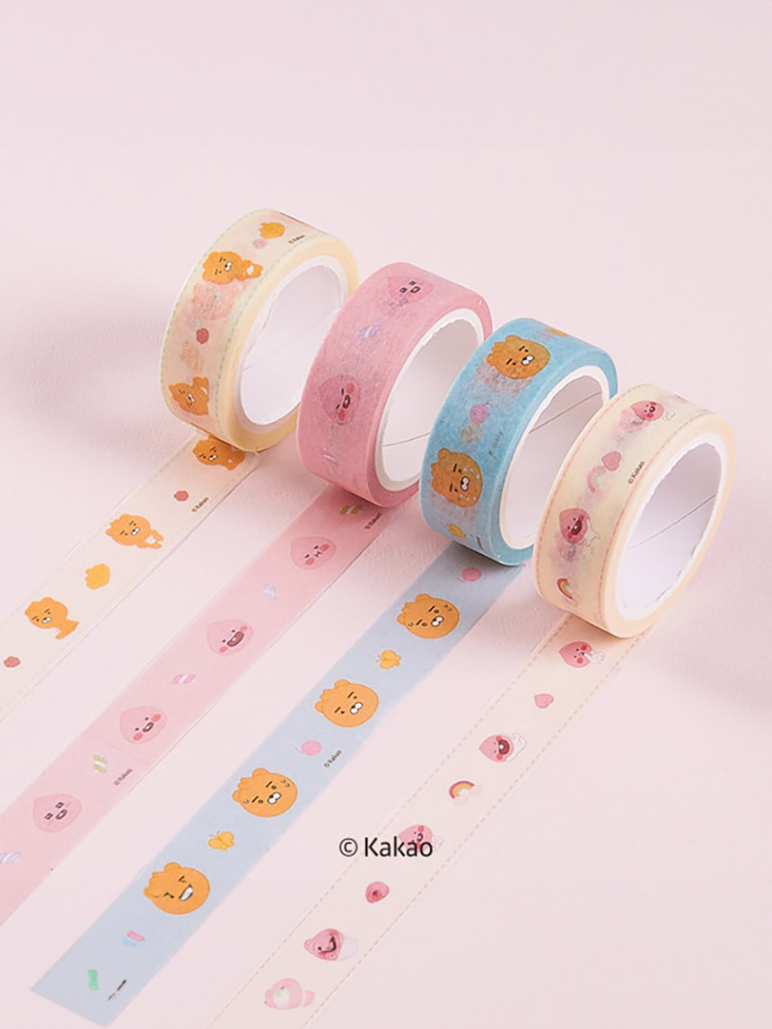 DAISO Little Kakao Friends Masking Tape (15mm*5m) (2P)