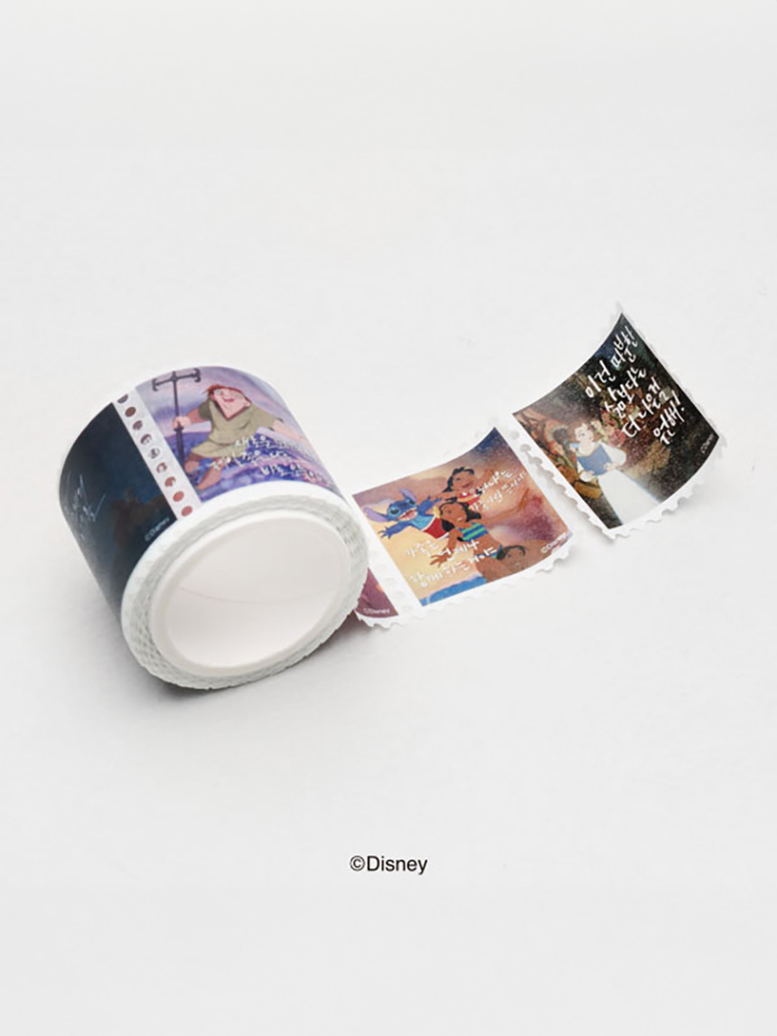 DAISO Disney_Dakku_Stamp Type Masking Tape (31mm*6m) 1 pack