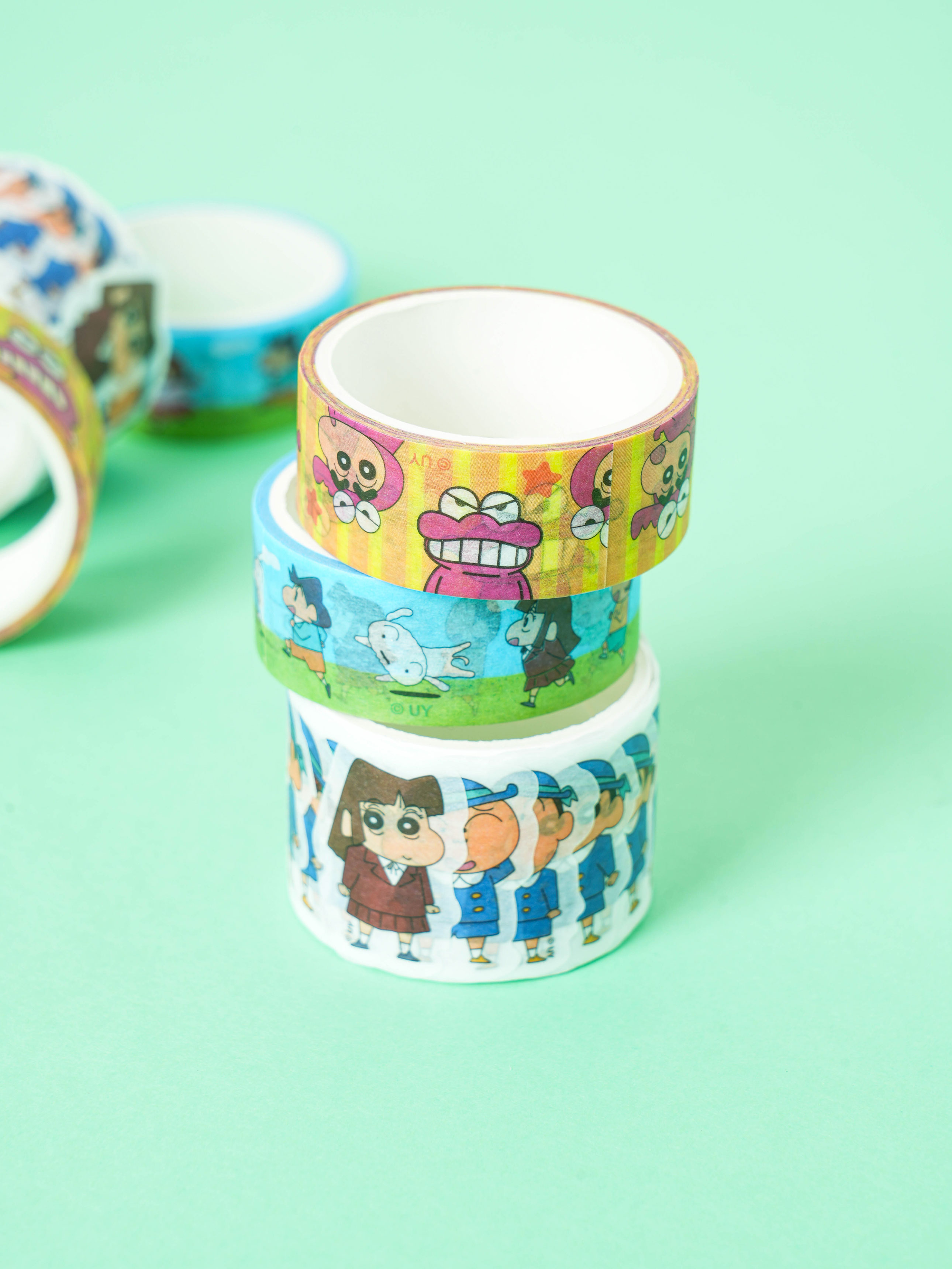 DAISO Crayon Shin-chan_Tear-off masking tape (kindergarten)