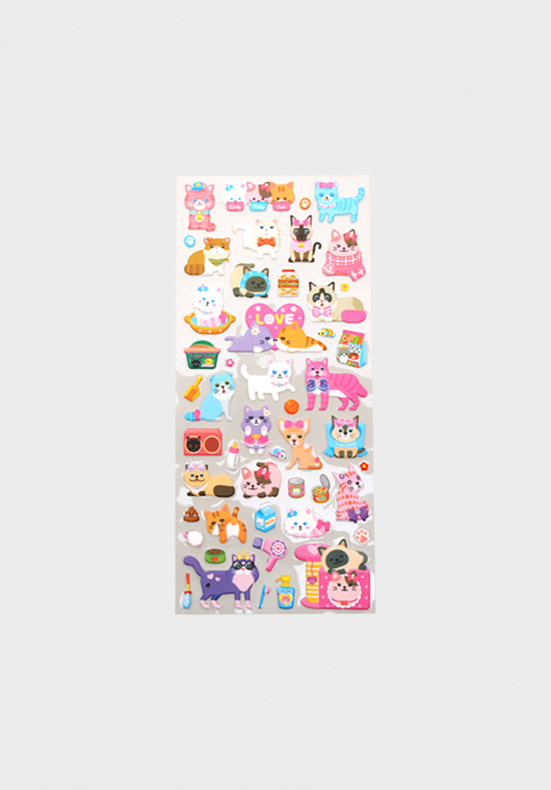 DAISO Casting Sticker Animal A