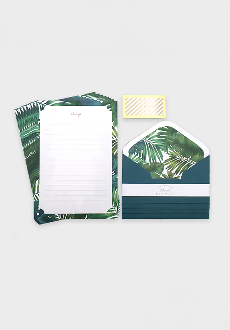 DAISO S Botanical Letter Set