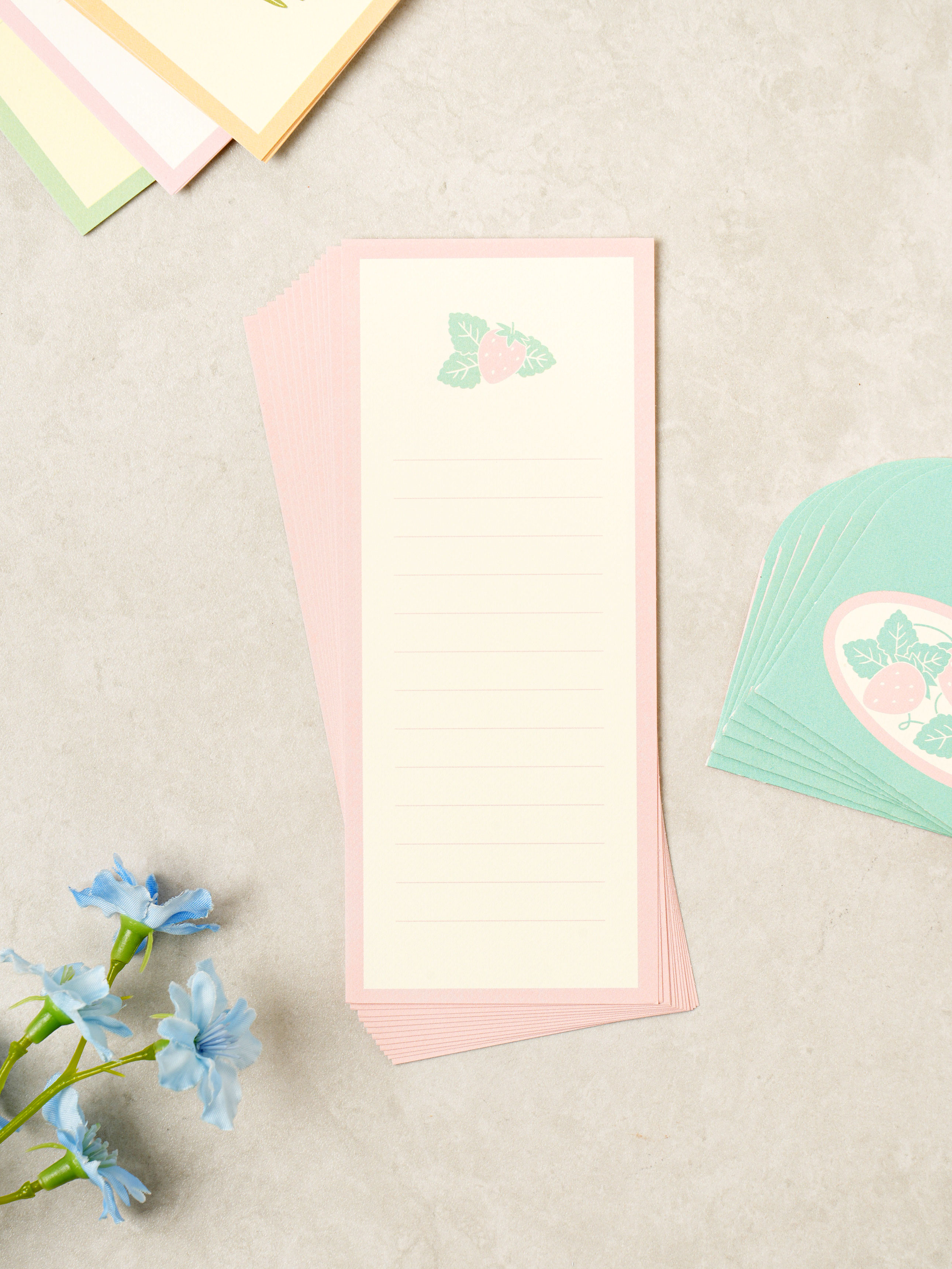 DAISO Floral Mini Letterhead Set