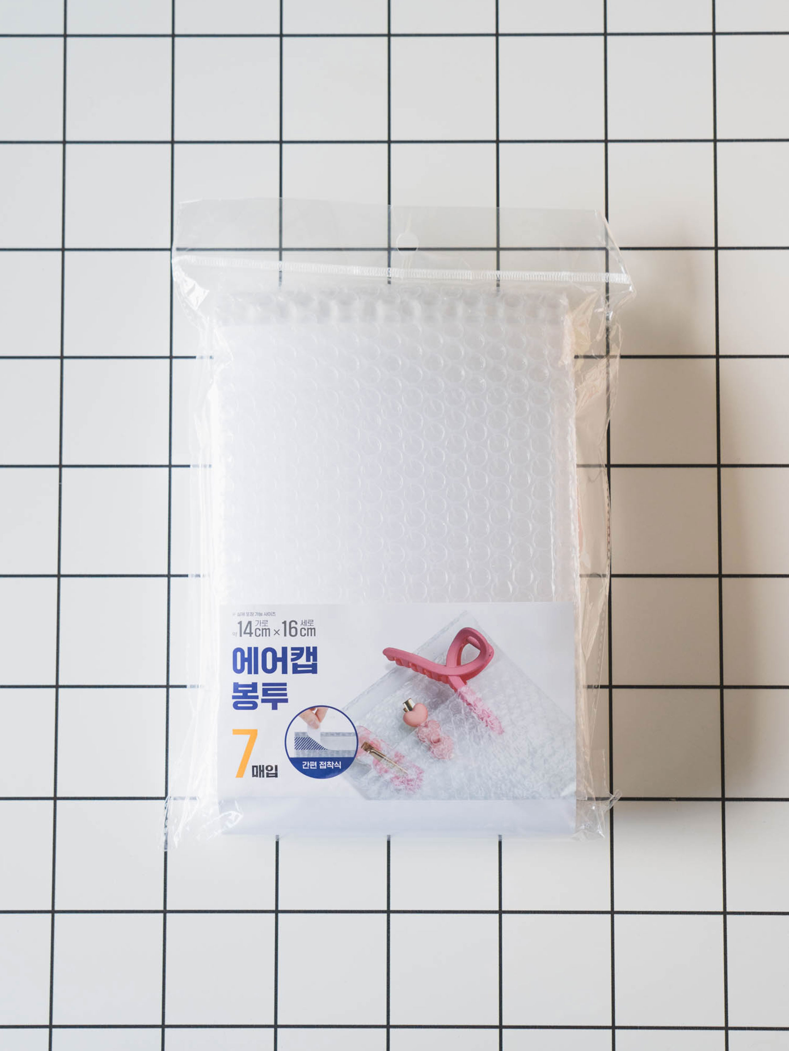 DAISO transparent air cap envelope (15.5*17.5+5) (7 sheets)